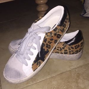 Cheetah Accent Sneakers
